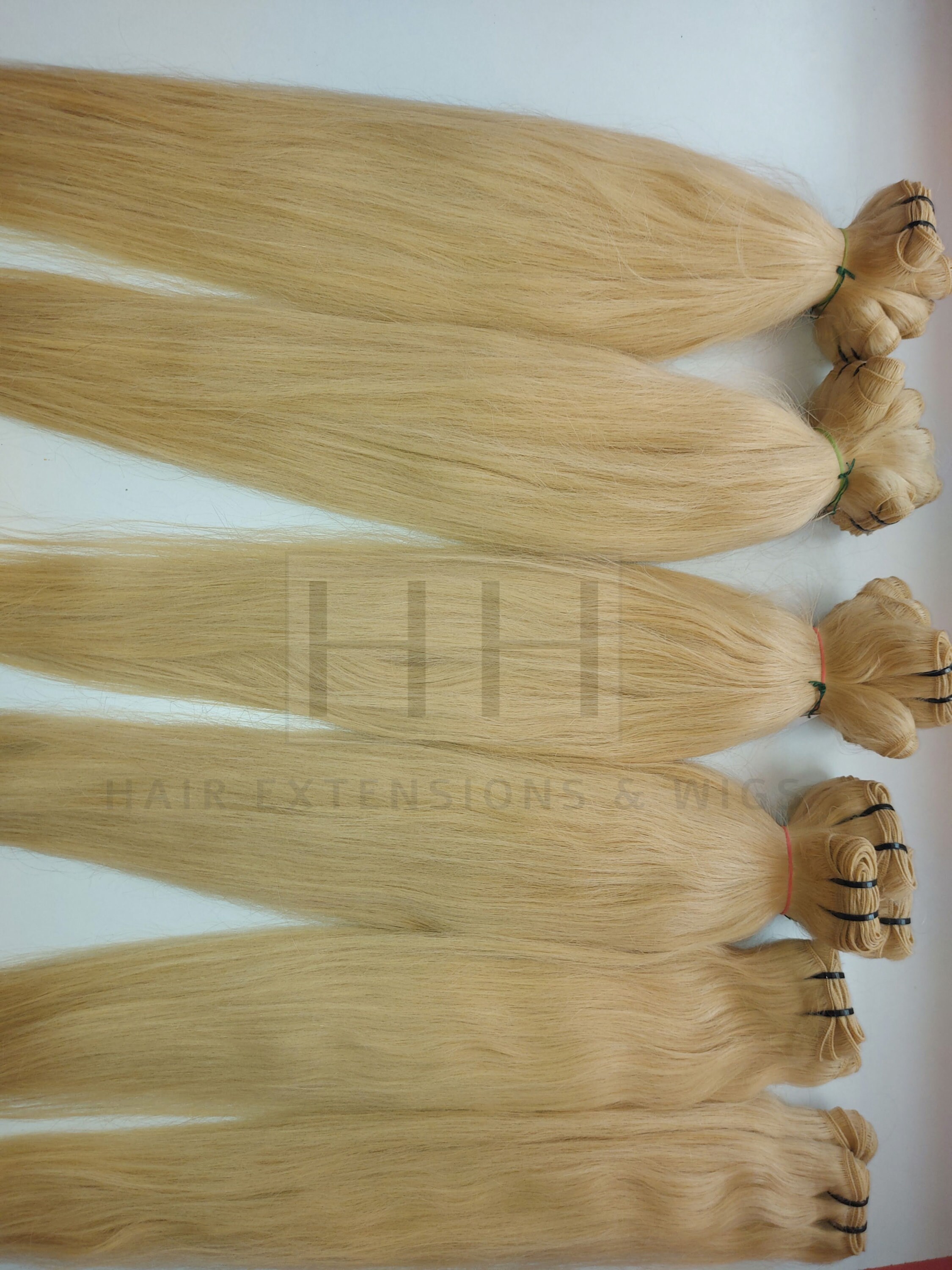Blonde 613 Human Hair Extensions Bleached 613 Platinum Honey Blonde ...