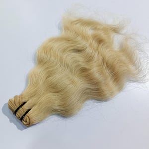 ブロンド613インド人毛エクステンション100グラム束：ストレート、ウェーブ、ディープウェーブテクスチャ