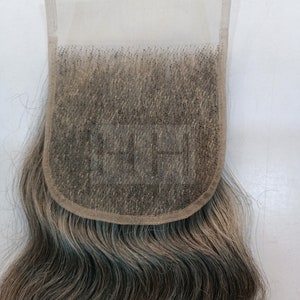 Grey Hair Lace Closure