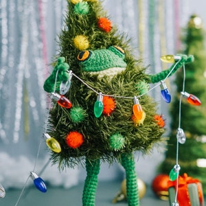 Virkmönsterset för grodkostymer – tomte, älva, snögubbe (PDF) bild 4