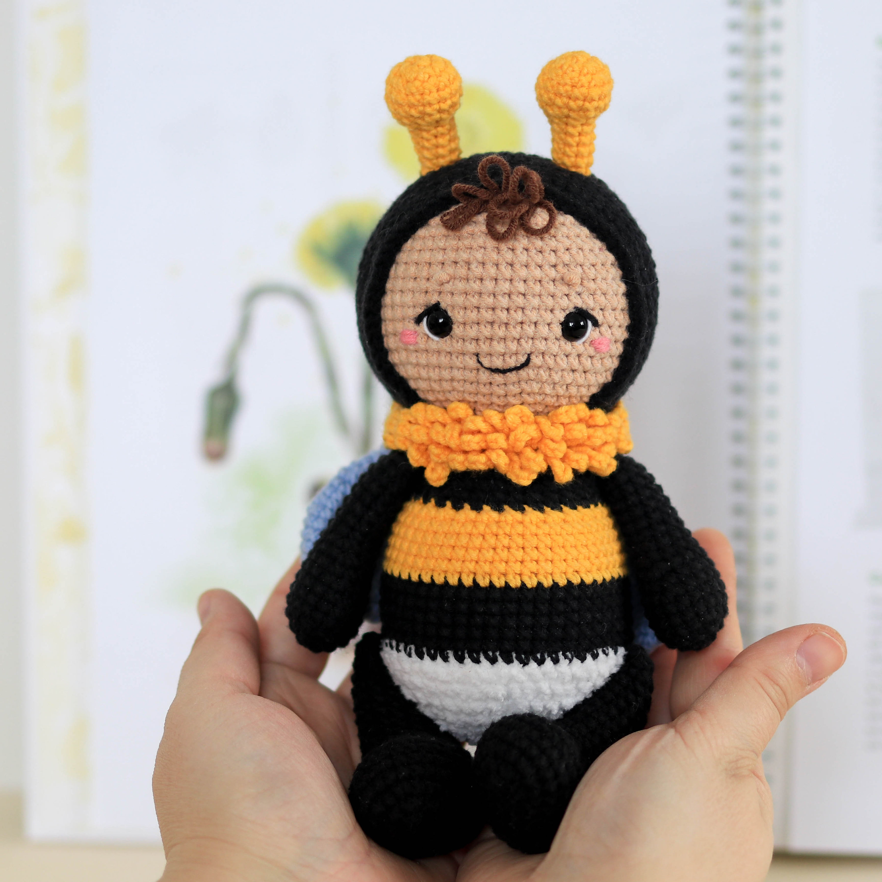 Bumblebee Crochet Pattern Amigurumi Cute Bee PDF for DIY Gift – Mother ...