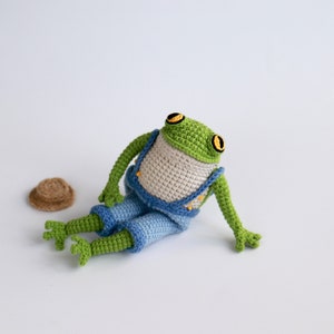 Crochet pattern Frog Toad PDF amigurumi tutorial cute froggy amigurumi body frog pattern image 8