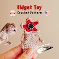 Demogorgon-Inspired Fidget Clicker Toy Crochet Pattern (PDF)