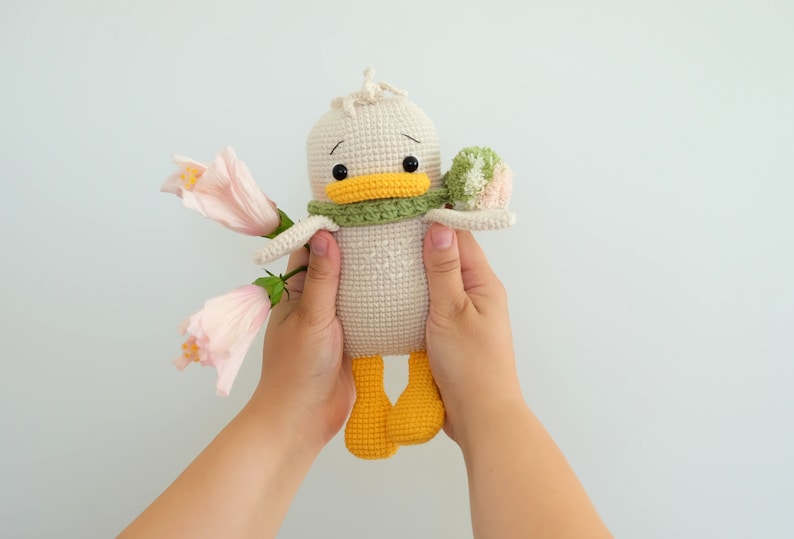 Crochet Little Duck Amigurumi Bird Crochet Pattern Lovely Etsy