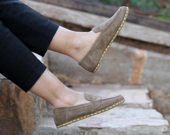 Women Barefoot Copper Grounding Shoes, Earthing Wide Toe Box Shoe, Zero Drop Leather Sole
