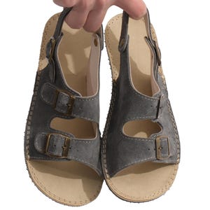 Handmade Suede Leather Barefoot Sandals: Wide Toe Box, Zero Drop