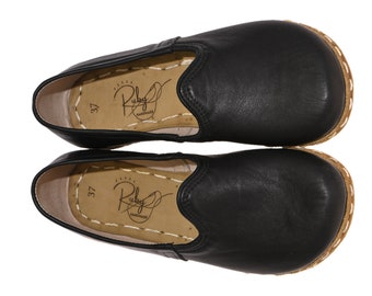 Handmade Leather Grounding Shoes: Barefoot Minimalist Shoes