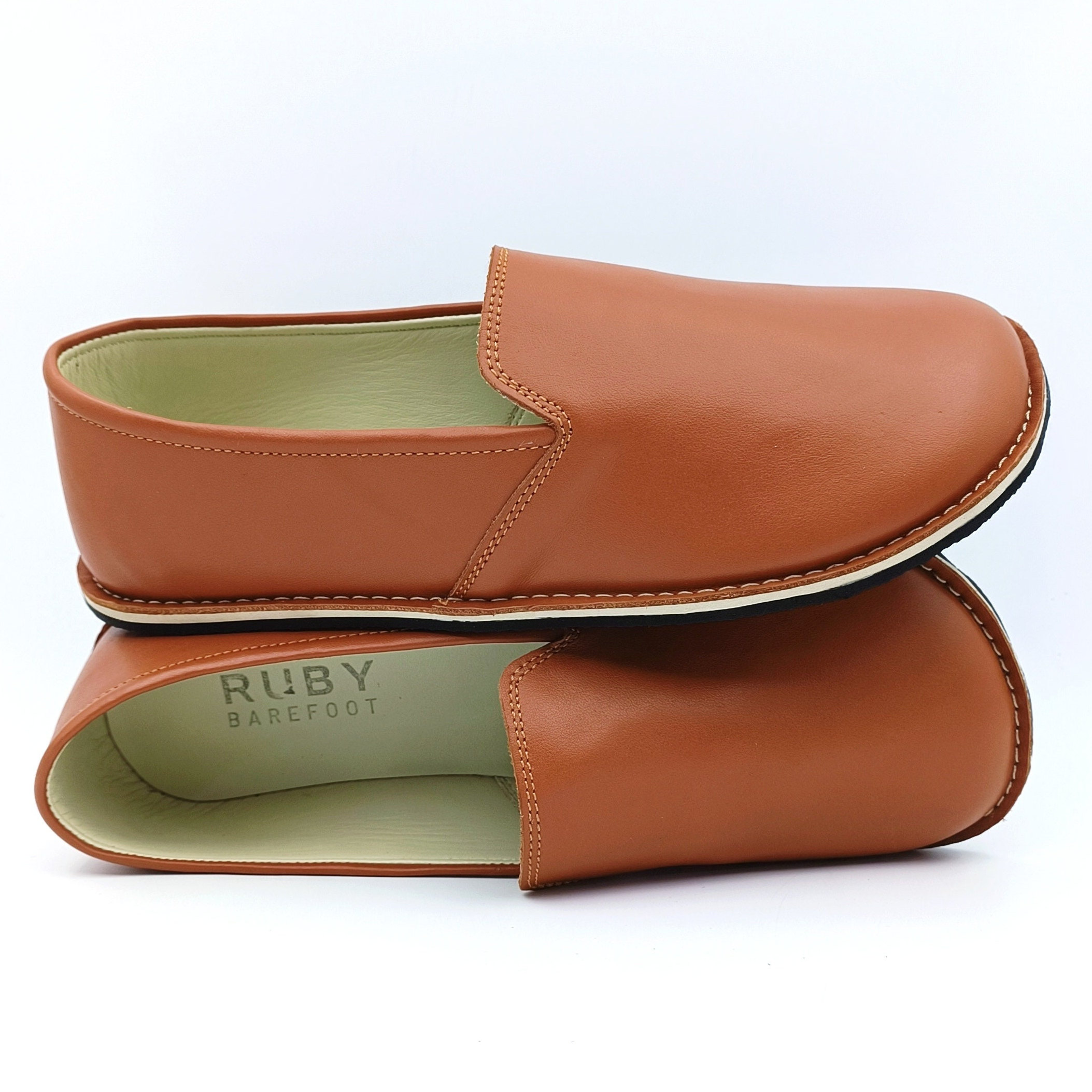 Tan Soft Leather Moccasins Slip On Loafers Loafer Moccasins - Soft Sole main image 4