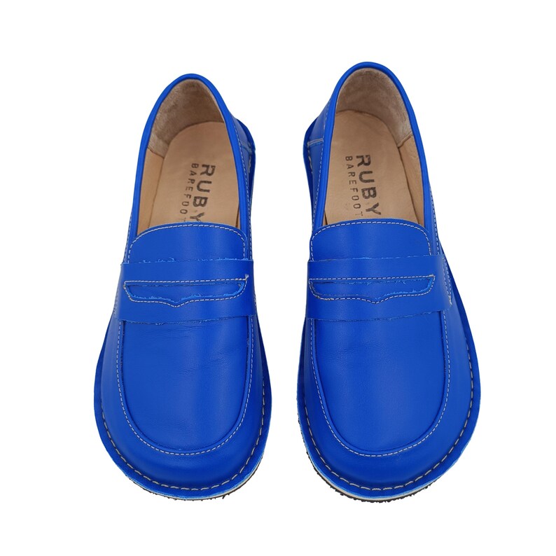 Mocassins minimalistes en cuir rose : chaussures faites main à semelle plate et minimalistes image 16