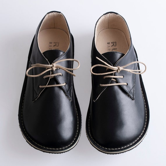 barefoot black dress shoes Groundies Palermo Leather Dress Shoe – Anya's Shop main image 0