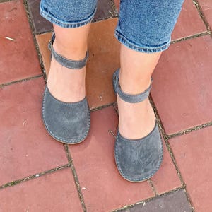 Handmade Suede Leather Barefoot Sandals: Wide Toe, Zero Drop
