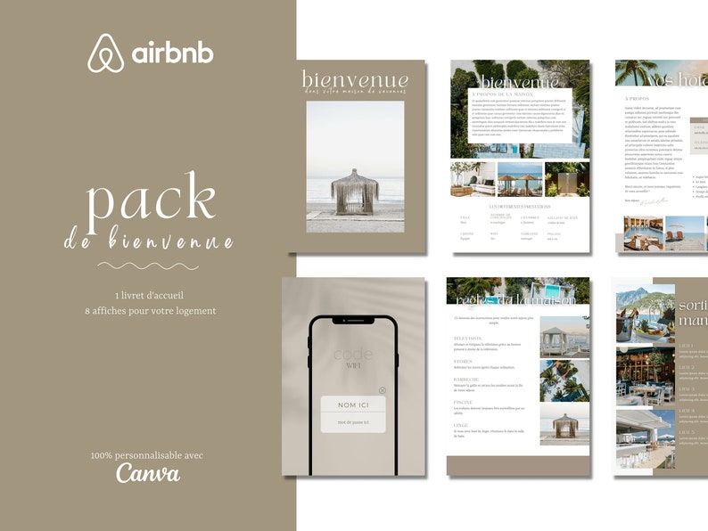 Livret D'accueil Airbnb Français Livre De Bienvenue  Etsy Ireland