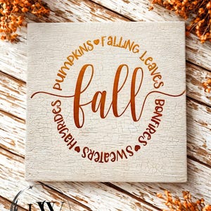 Handmade wood signs/Fall home decor/Autumn home decor/Wood fall shelf sitter/Small fall sign/Handpainted fall home decor/Seasonal home decor