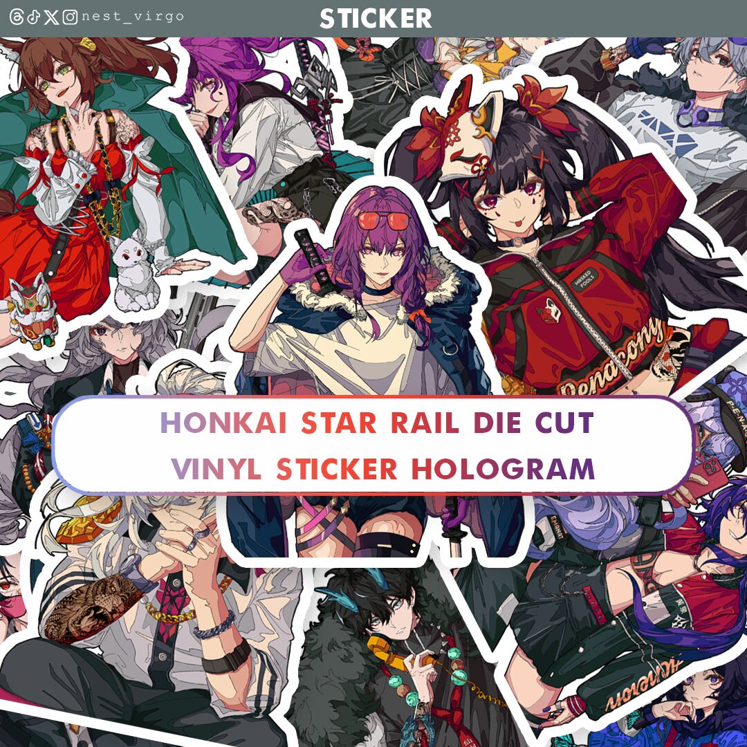 Honkai Star Rail Die Cut Vinyl Sticker - Etsy Australia