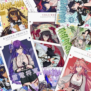 Genshin Impact Illustration Postcard | Nestvirgo
