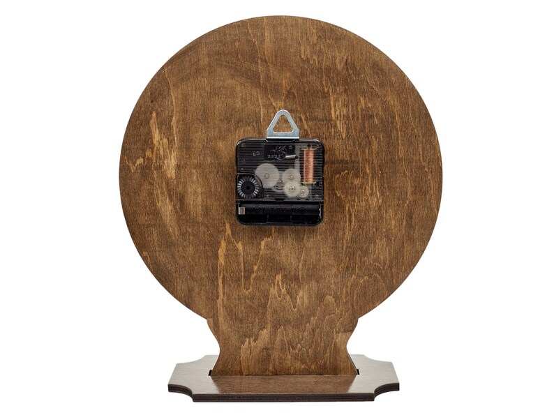 Clock With Finland Flag, Map Clock, Finland Gift, Office Silent Desk