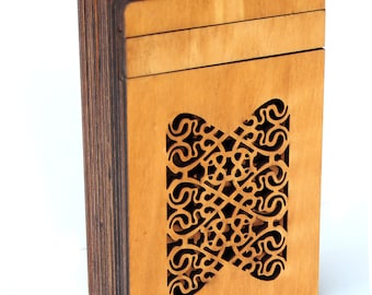 Medici&#39;s Box - Wooden Brain Teaser - Secret Box - Difficulty 5/6 Incredible - Leonardo da Vinci Collection