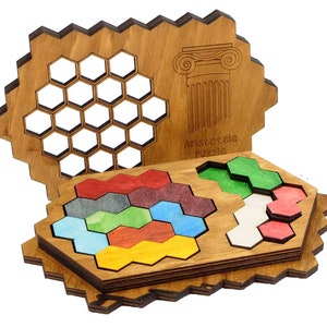 Aristotele Puzzle - Wooden Brain Teaser - Mixed Difficulties - Euclide Series