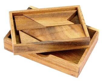 Puzzle Sfida Per Amanti Dei Sigari - Rompicapo In Legno E Acrilico - Creative Crafthouse USA - Foto 1