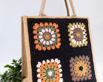 Shopper Granny Square medium multicolored