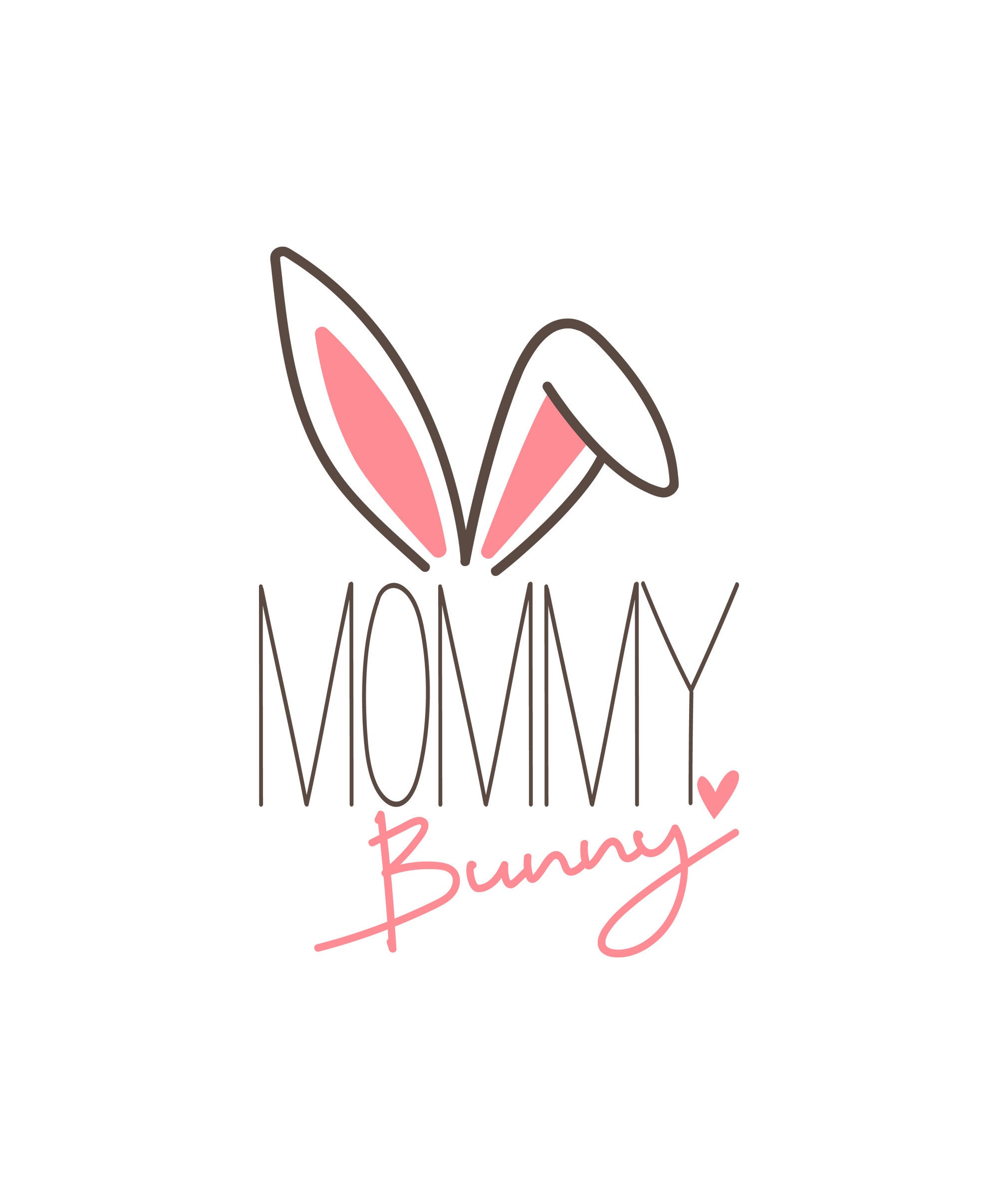 Mommy Bunny SVG Digital File Easter Spring - Etsy