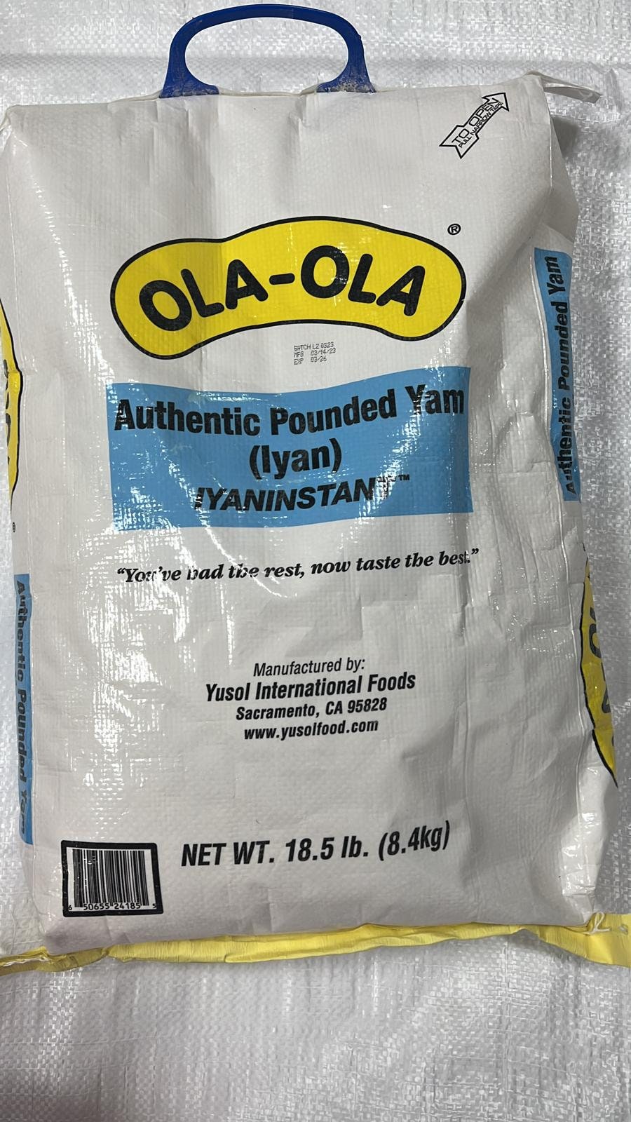 Ola Ola Authentic Pounded Yam (iyan) 4 Lbs. IYANINSTANT - Etsy