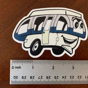 Vintage Coleman Pop-up Camper Decal - "Poppy the Pop-Up" 3.25"x2.77"