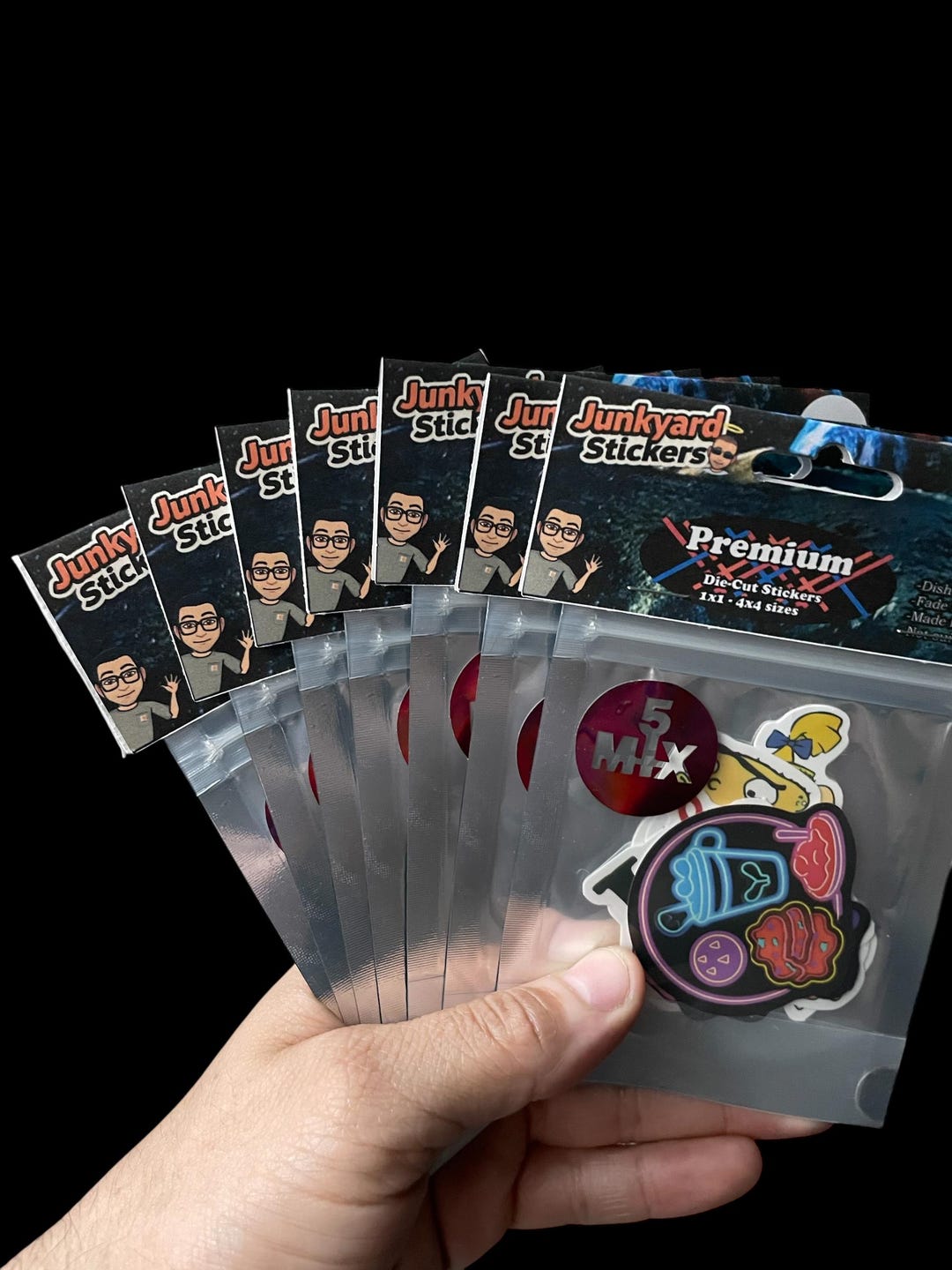 ALL AGES FRIENDLY* 1 Dollar Random 5pc Sticker Packs - Etsy