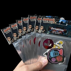 ALL AGES FRIENDLY*  1 dollar random 5pc sticker packs