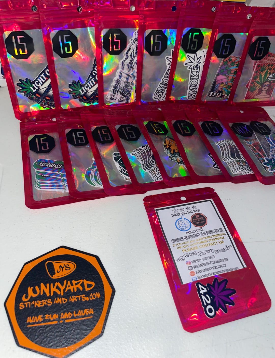 18 Random Sticker Packs 5pcs - Etsy