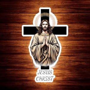 Jesucristo - pegatina troquelada