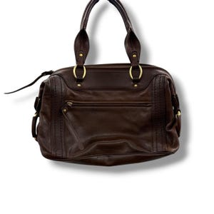 Brown Leather Y2k Bag - Etsy