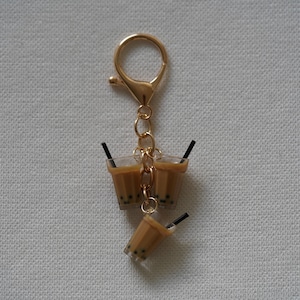 Cute Boba keychain or cute bag charm