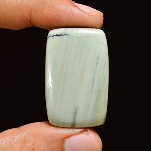Mooie hoogwaardige kwaliteit 100% natuurlijke Larsonite Jasper stralende vorm Cabochon losse edelsteen voor het maken van sieraden 35X22X7 mm 58,5 Ct YT-279
