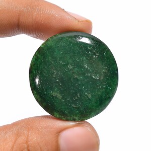 Wunderschöne erstklassige Qualität 100% natürliche Aventurin runde Form Cabochon lose Edelstein für die Herstellung von Schmuck 30X30X7 mm 50 Ct. YT-112