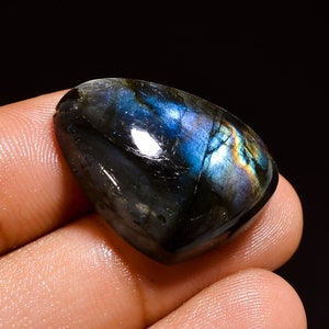 Mooie hoogwaardige kwaliteit 100% natuurlijke labradoriet Fancy Shape Cabochon losse edelsteen voor het maken van sieraden 25X20X7 mm 30,5 Ct. YT-379
