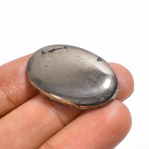 Mooie hoogwaardige kwaliteit 100% natuurlijke pyriet ovale vorm cabochon losse edelsteen voor het maken van sieraden 29X18X4 mm 37 Ct. YT-154
