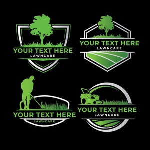 Design personalizado de serviço de manutenção de gramados, logotipo personalizado de paisagismo, logotipo de cortador de grama, logotipo de jardinagem profissional para sua empresa.