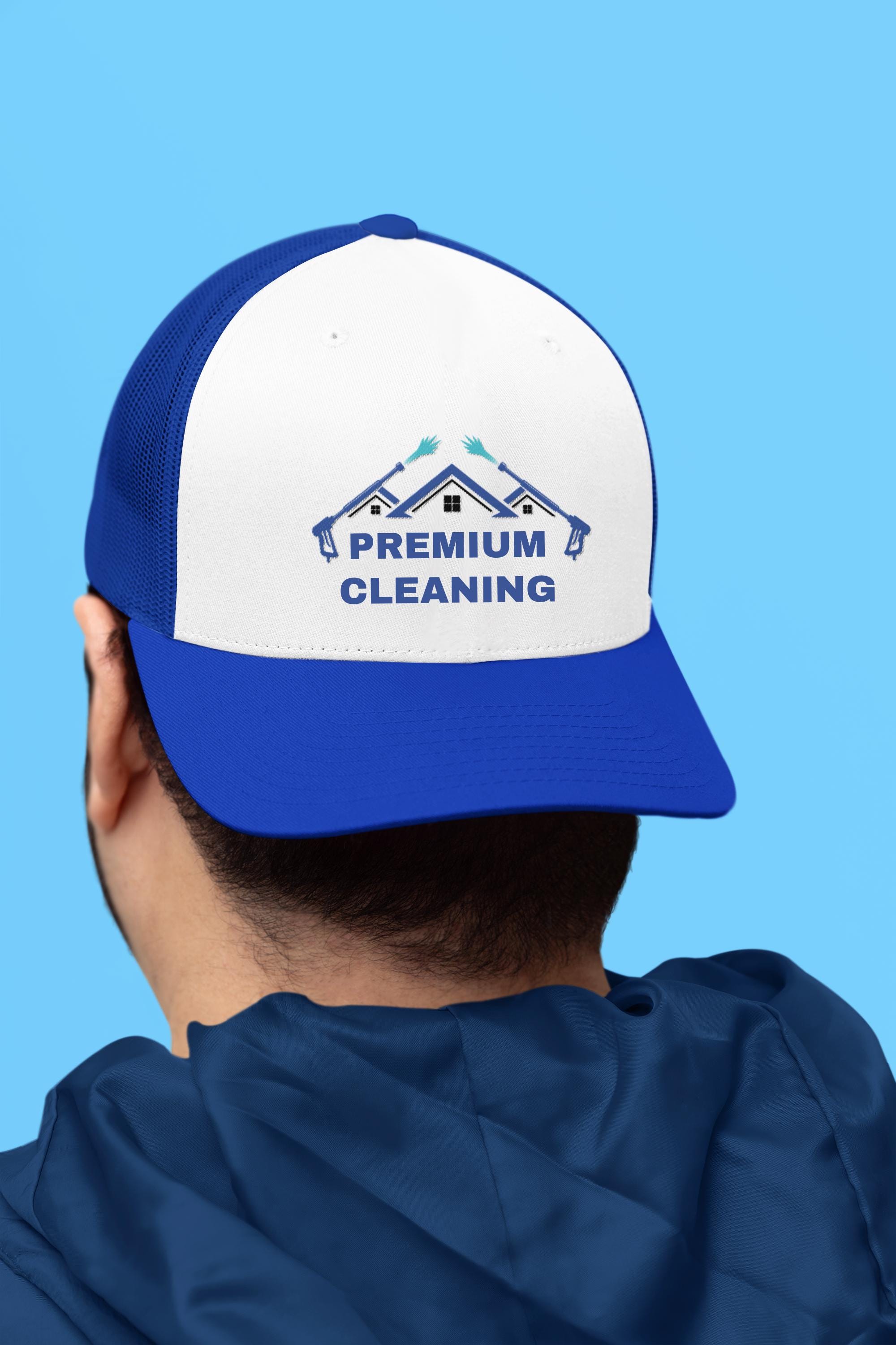 Customizable Pressure Washing Trucker Hat | Blue Collar Workwear
