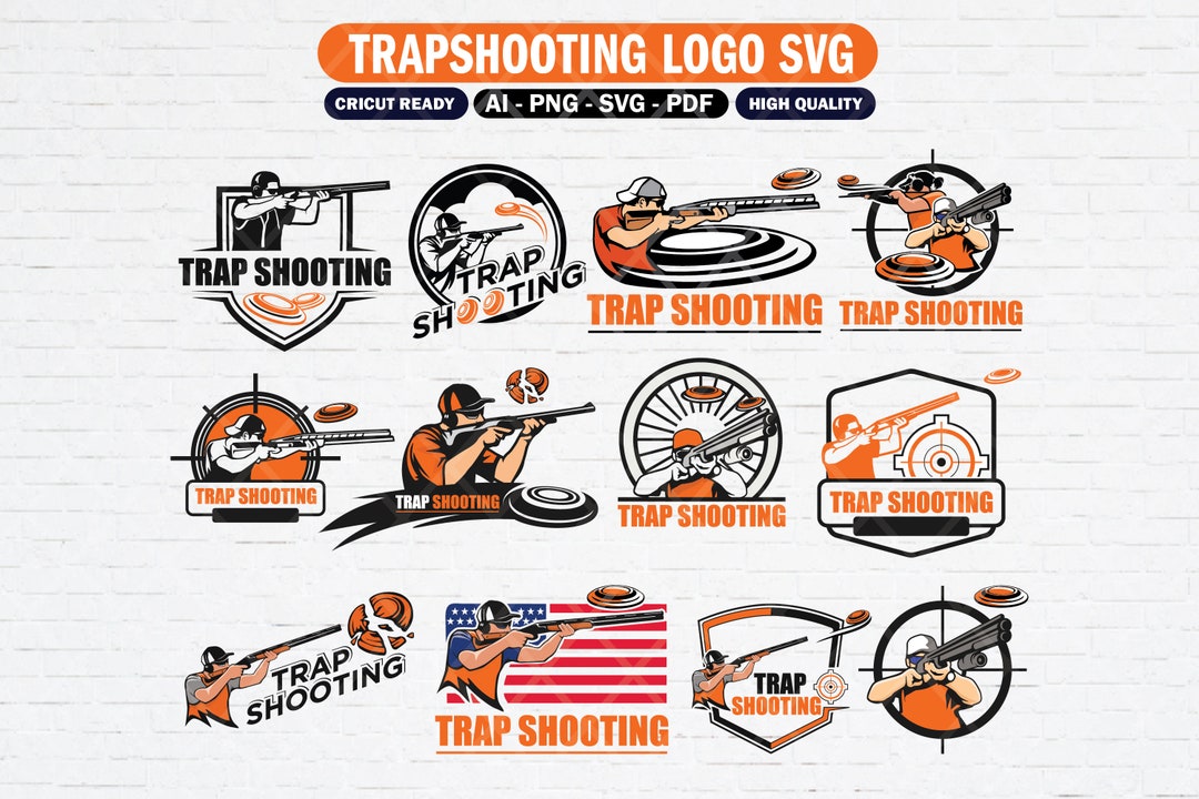 Trapshooting Clipart Collection Svg, Clay Target Svg, Trapshooting Logo