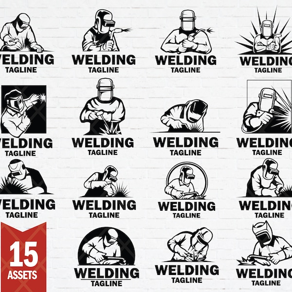 Welding template design svg, Welder svg bundle, Welder worker svg, Welding svg, Welding iron svg, Welding clipart bundle. Logo bundle svg.