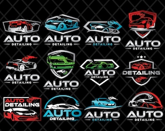 Auto Detailing Vorlage SVG PNG Bundle, Auto Detailing Bundle, Auto Detailing Dienstleistungen, Auto Reinigung Sofort Download