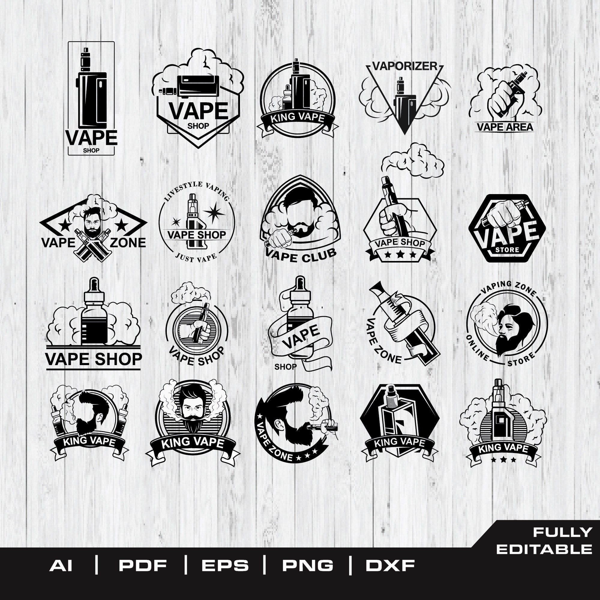 20 Vape SVG Vape Store SVG Vape Shop Svg Vape Logo Cut Etsy