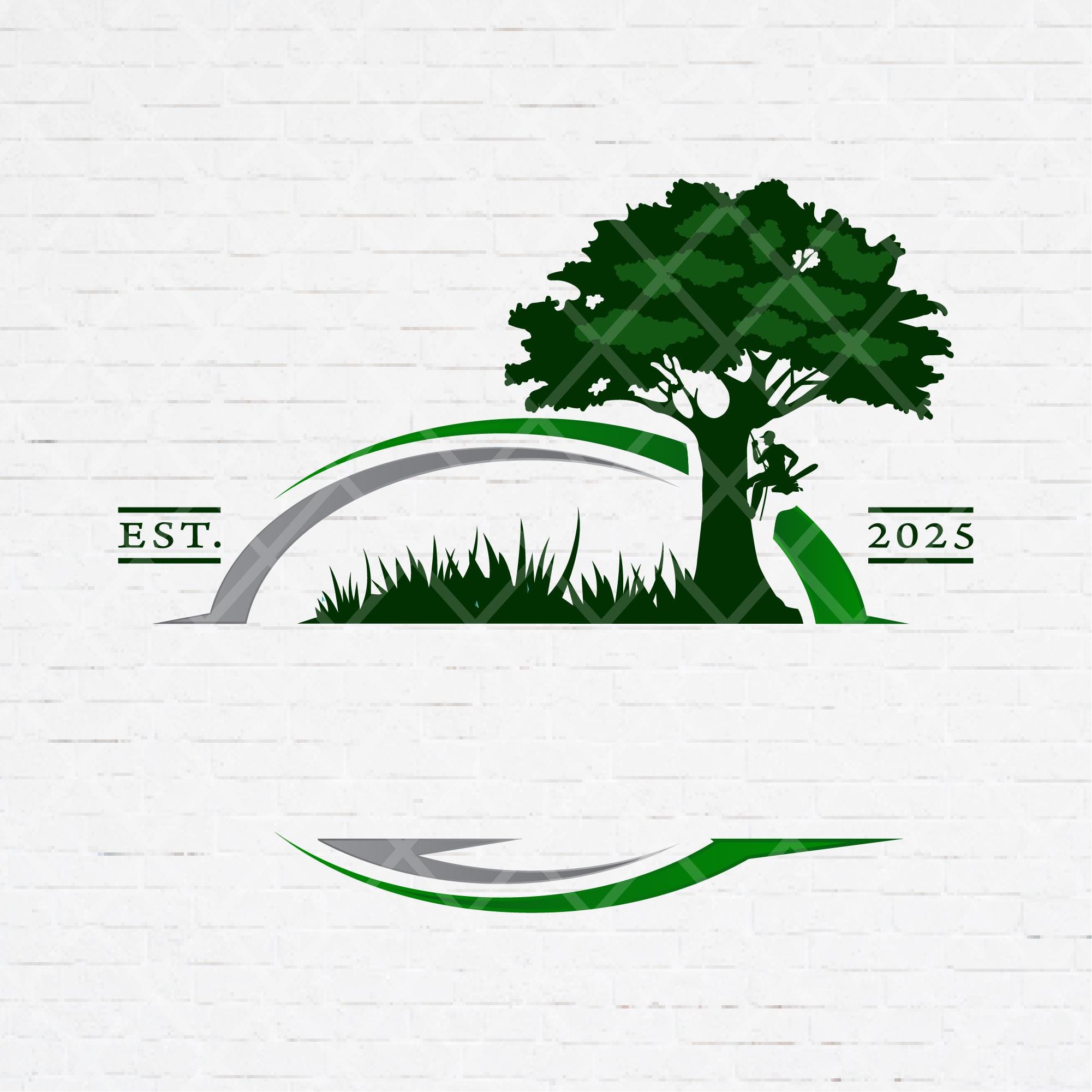 Custom Arborist Tree Services Logo, Personalized Tree Cutting Logo ...