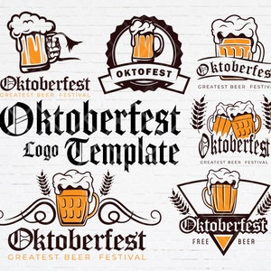 オクトーバーフェスト SVG テンプレート バンドル、ビール SVG バンドル、面白いビール クリップアート、ビール パーティー クリップアート、飲み会 SVG、オクトーバーフェスト SVG デザイン。