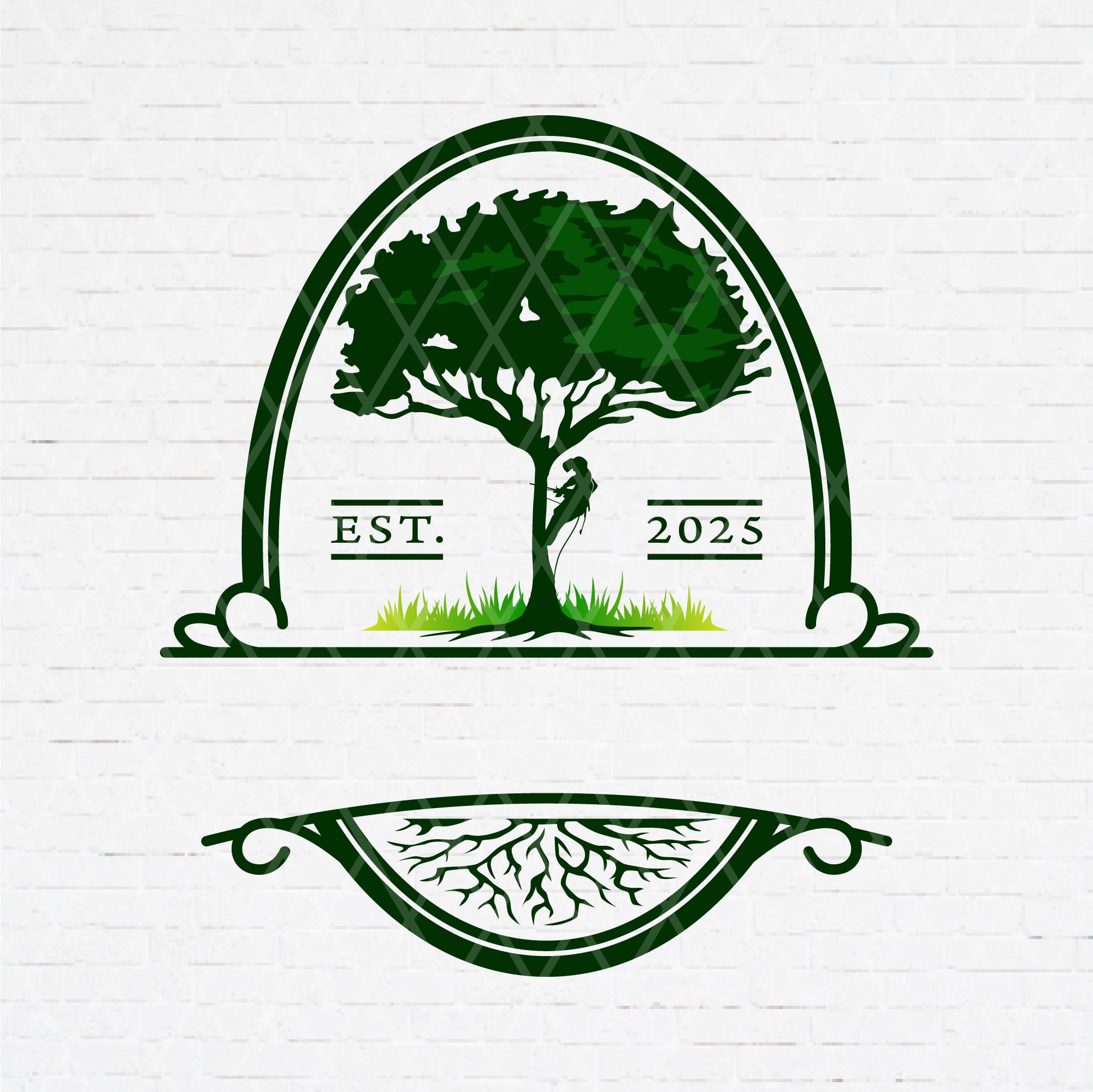 Custom Arborist Tree Services Logo, Personalized Tree Cutting Logo ...