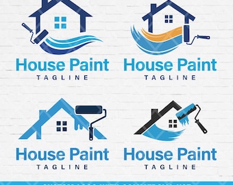 Personalized House Painting Logo: Remodeling & DIY Services (Digital File)