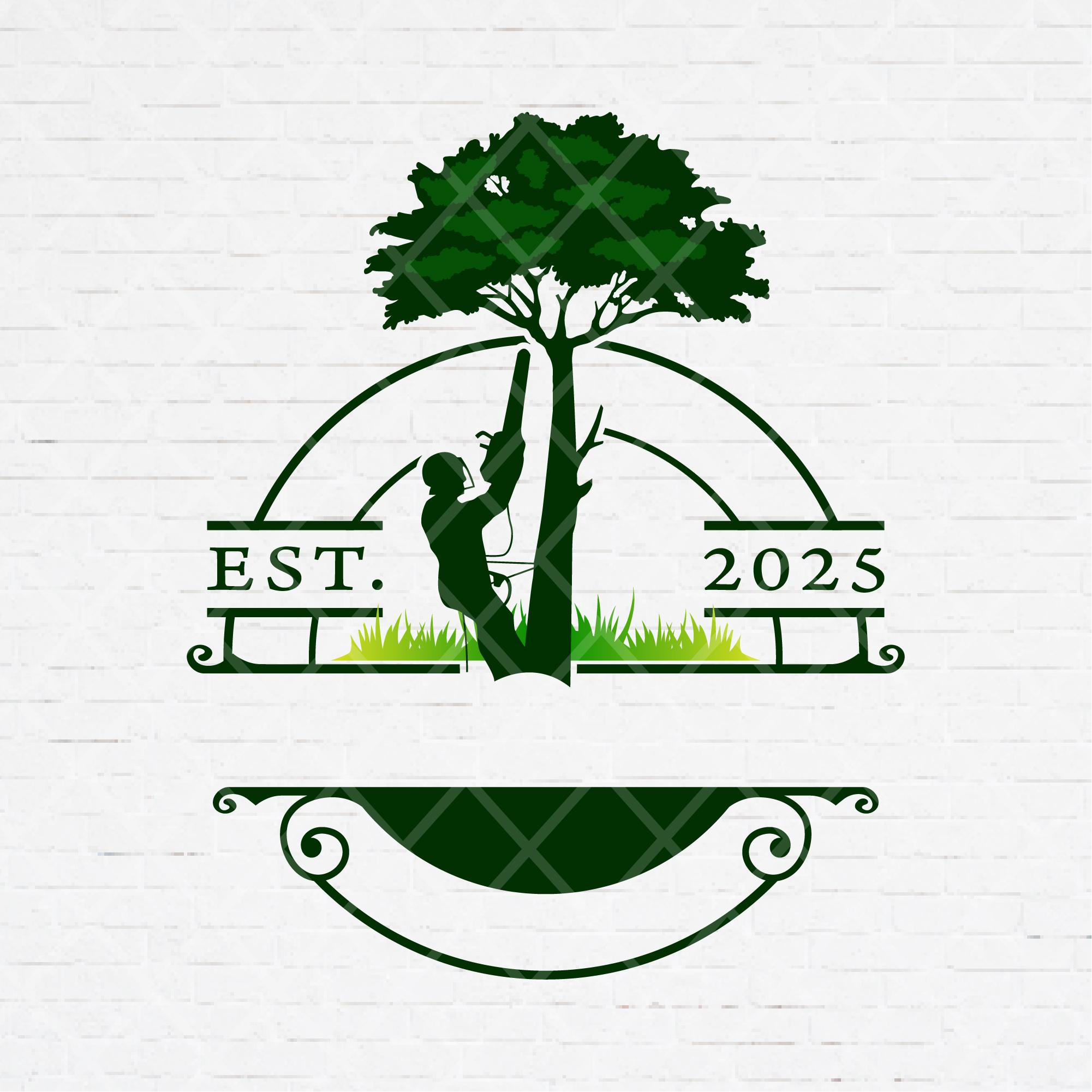 Custom Arborist Tree Services Logo, Personalized Tree Cutting Logo ...