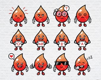 Blood Drop Emoji Svg - Etsy