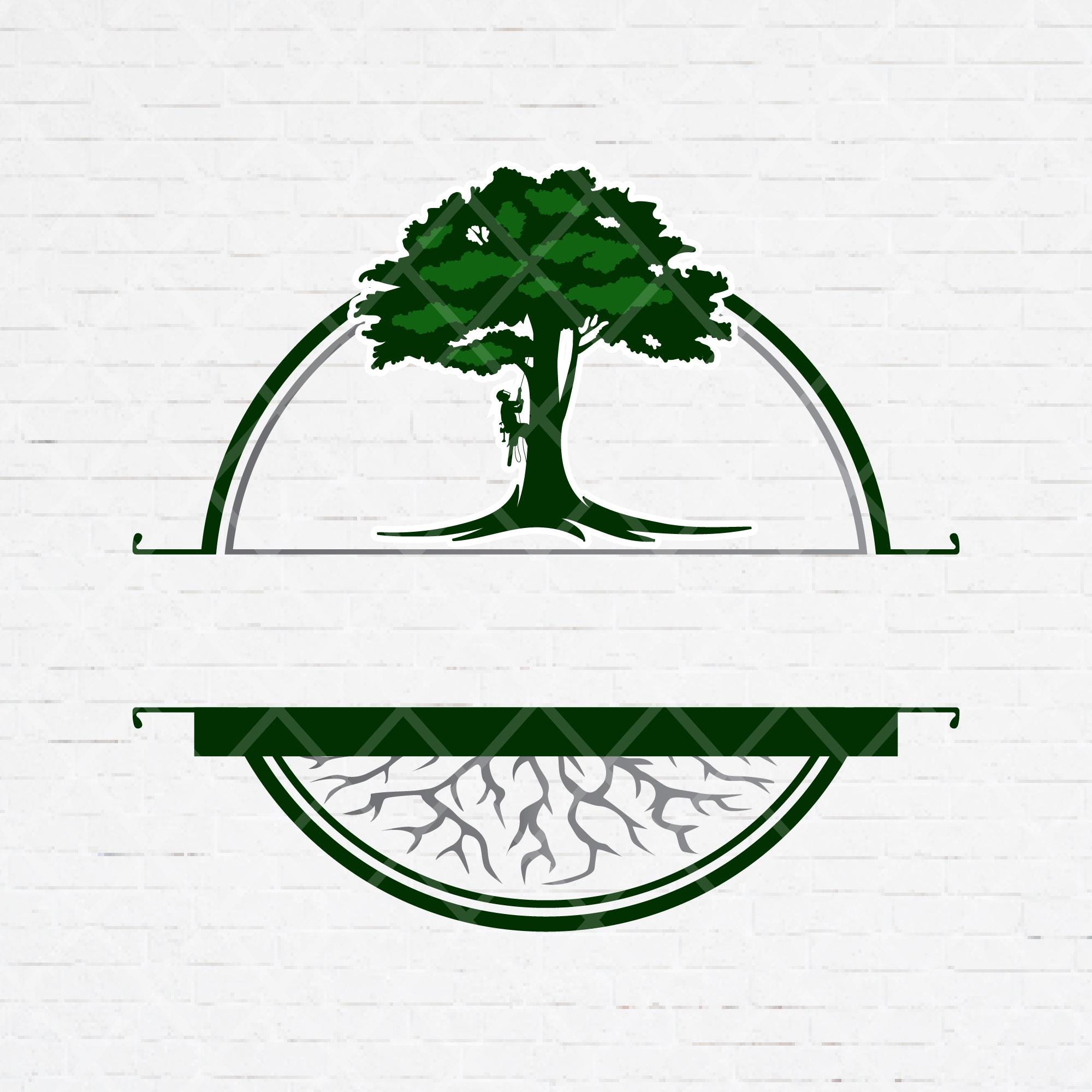 Custom Arborist Tree Services Logo, Personalized Tree Cutting Logo ...